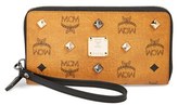 Thumbnail for your product : MCM Studded Zip Around Wristlet