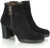 Thumbnail for your product : Daniel Commited Black Suede Rubber Heel Ankle Boot