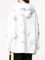 Thumbnail for your product : Mira Mikati scribble print hoodie