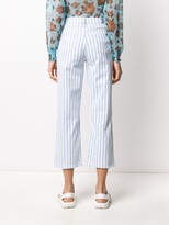 Thumbnail for your product : 7 For All Mankind Alexa striped-print jeans