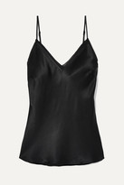 Thumbnail for your product : Frame Frayed Hammered-satin Camisole