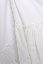 Thumbnail for your product : McQ Broderie Anglaise-paneled Cotton-poplin Shirt Dress