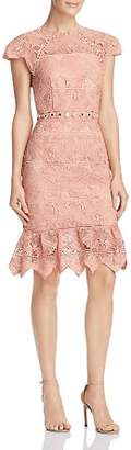 Saylor Zigzag Lace Dress