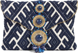 Steve Madden Steven by Beaded & Embroidered Clutch