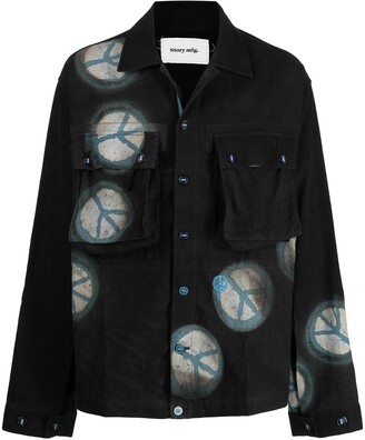 ジャケット・アウター Story Mfg. Peace and Love Print Jacket Story mfg. Peace And Love Print Jacket - ShopStyle