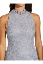 Thumbnail for your product : Adrianna Papell Metallic Lace Gown In Silver
