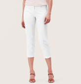 Thumbnail for your product : LOFT Stretch Cotton Cropped Pants in Marisa Fit