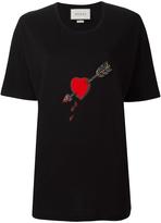 Gucci heart motif knit T-shirt 