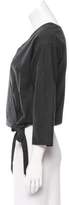 Thumbnail for your product : Harvey Faircloth Wool Wrap Top w/ Tags grey Wool Wrap Top w/ Tags