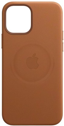 Apple Iphone 12 Mini Leather Case With Magsafe Saddle Brown
