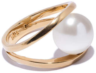 Lele Sadoughi Pearl Ring "Pebble"