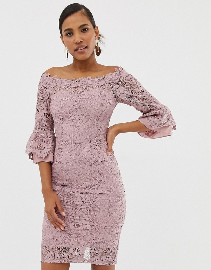 Paper Dolls all over bardot dress ShopStyle