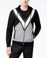 Thumbnail for your product : INC International Concepts Men's Colorblocked Hoodie with Faux Leather Piecing, Created for Macy's