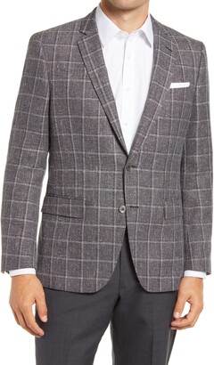 mens black linen sport jacket