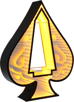 Darby Home Co Wine Bottle Display Stand LED Lighting Wine Bottle Display Rack