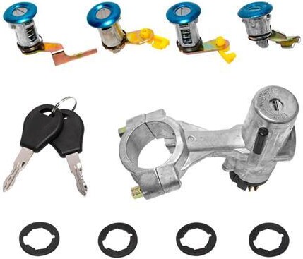 Yingshan Furulu Ignition Starter Switch Kit with 2 Keys for Nissan Patrol GQ Y60 99810-50A00