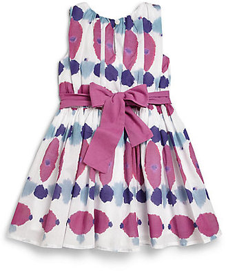 Halabaloo Little Girl's Blotch Print Dress
