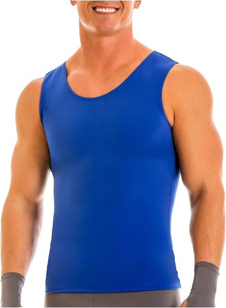 Instaslim InstaSlimUSAActivewearCompressionMuscleTankMA0001RoyalSizeXL