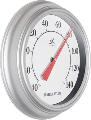 Infinity Instruments Classic Round Plastic Thermometer 12 Inches