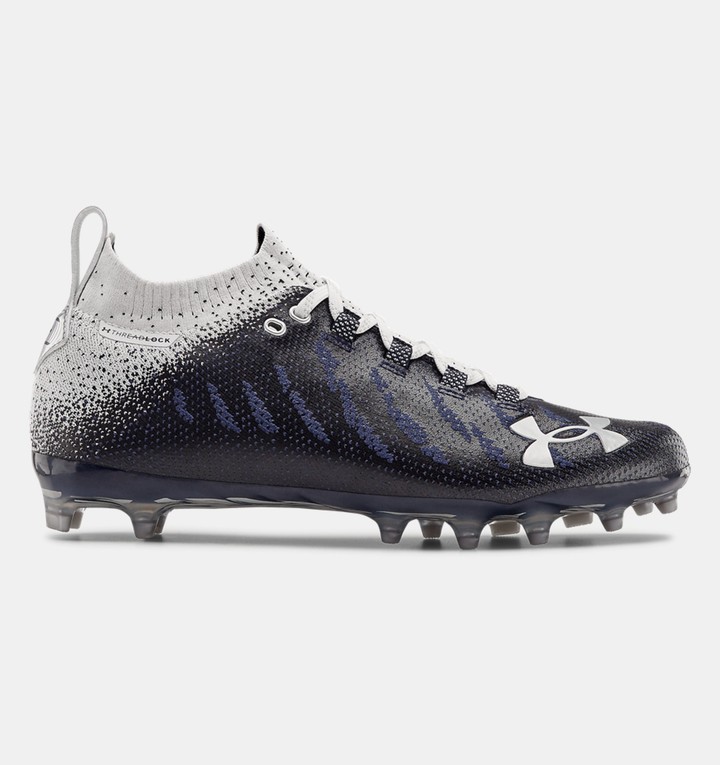 men's ua spotlight suede mc football cleats black