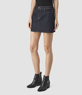 Thumbnail for your product : AllSaints Ace Mini Denim Skirt