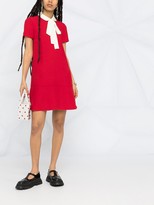 Thumbnail for your product : RED Valentino Pussy-Bow Shift Dress