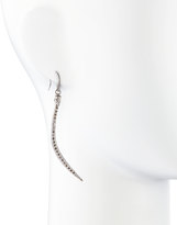Thumbnail for your product : Armenta Curved Horn Earrings with Champagne Diamonds