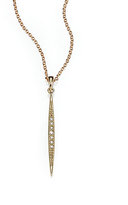 Thumbnail for your product : Mizuki Icicle Diamond & 14K Yellow Gold Charm Necklace