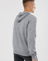 Thumbnail for your product : Cotton On knitted hoodie in gray marl