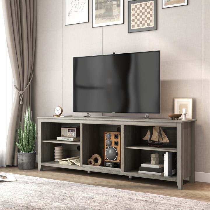 LELATTRADE TV Stand Media Storage Game Console Table for Living