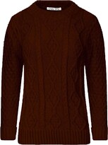 Thumbnail for your product : Red Olives Ladies Womens New Chunky Diamond Cable Knitted Long Sleeve Sweater Pull Over Jumper Top (16/18