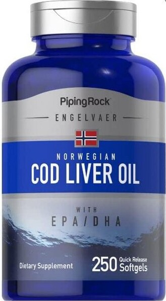 Piping Rock PipingRockSupremeEngelvaerNorwegianCodLiverOil|250Softgels