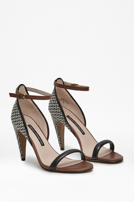 French Connection Nanette Woven Heel Sandals