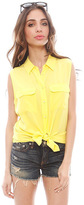 Thumbnail for your product : Equipment Sleeveless Slim Signature