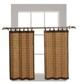 Versailles Home Fashions Bamboo Wood Ring Top Tier Set