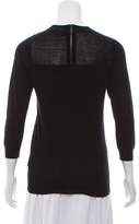 Thumbnail for your product : Burberry Silk-Blend Knit Top