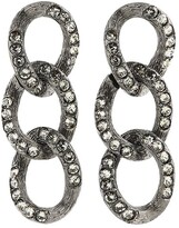 Thumbnail for your product : Oscar de la Renta Rhinestone-Embellished Drop Earrings