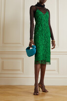 Thumbnail for your product : Victoria Beckham Fil Coupé Mesh Midi Dress - Green