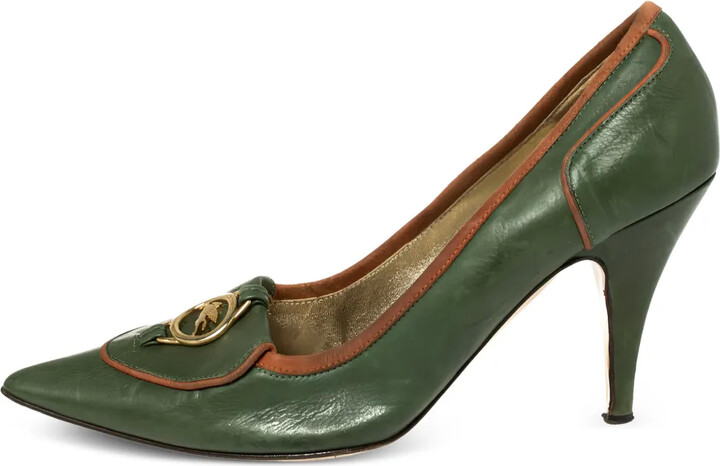 Etro Pre-Owned 90mm Leather Heeled Pumps
