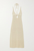 Thumbnail for your product : Cult Gaia Kingsley Open-back Linen-blend Maxi Dress