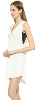 Thumbnail for your product : Derek Lam 10 Crosby V Neck Dress with Cropped Lining