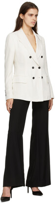Tom Ford Off-White Twill Double-Breasted Blazer