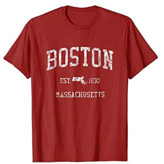 Boston T-Shirt Vintage Sports Design Boston Massachusetts MA