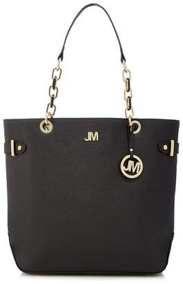 Star by Julien Macdonald Black Ring Detail Shopper Bag