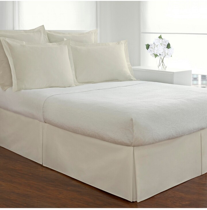Fresh Ideas Poplin Tailored Bedskirt, Full
