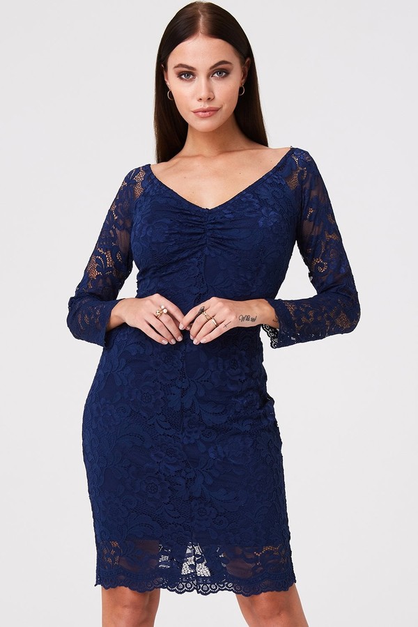 paper dolls blue lace dress