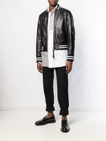 Thumbnail for your product : J.W.Anderson Striped Trim Bomber Jacket
