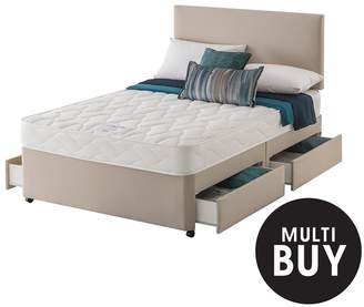 Silentnight Layezee Made By Fenner Bonnel Spring Divan Bed With Storage Options