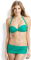 Thumbnail for your product : Norma Kamali Twist-Front Halter Bikini Top