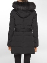 Thumbnail for your product : Calvin Klein Performance Belted Hooded Jacket